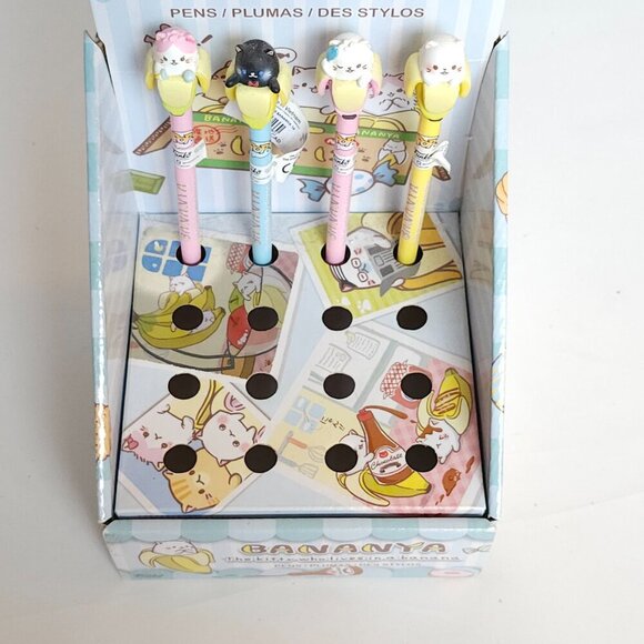 BANANYA The Kitty Who Lives in a Banana FUNKO POP! Pen Lot + Display Case - Picture 3 of 8